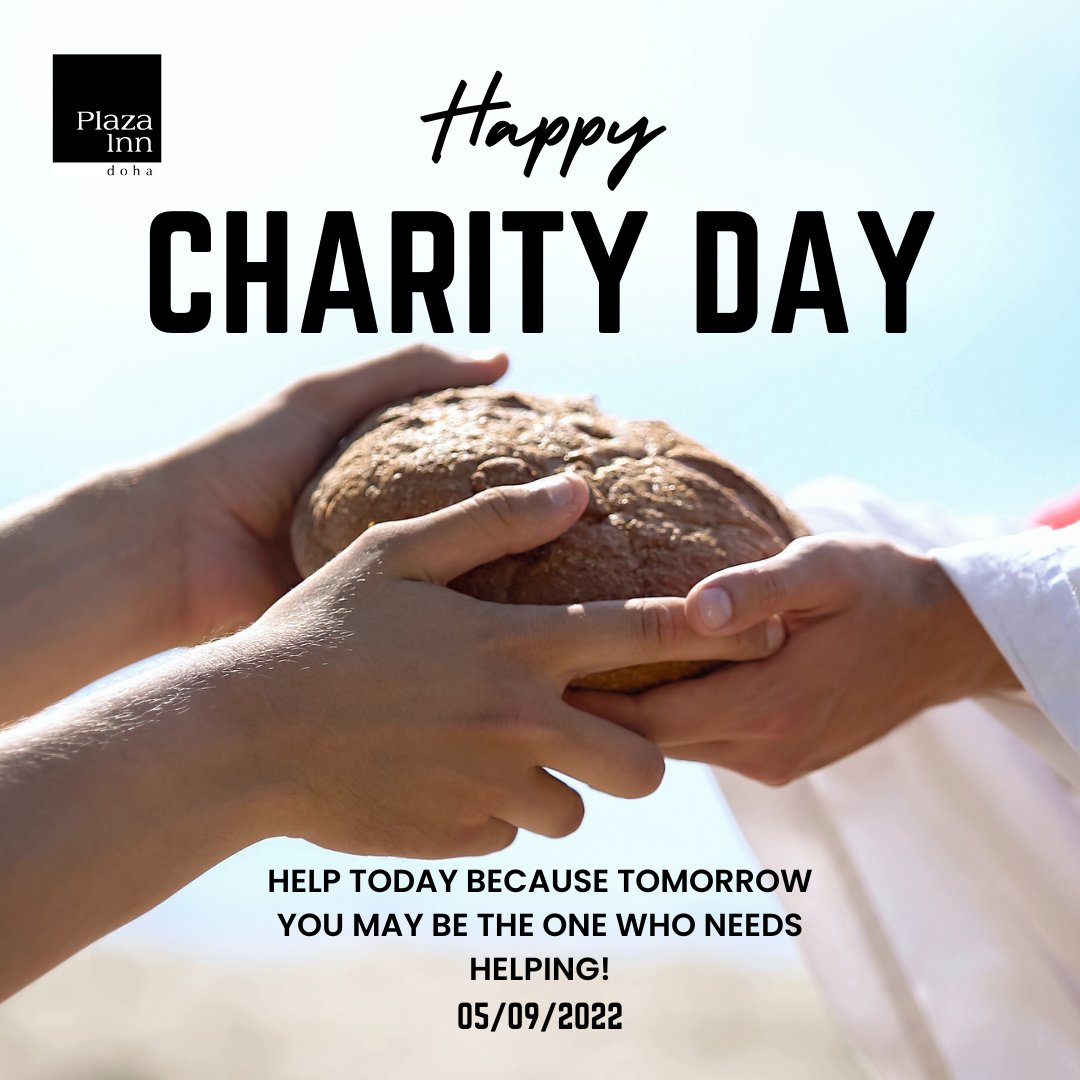 Happy International Charity Day. 

#plazainn #Qatar2022 #Internationalcharityday