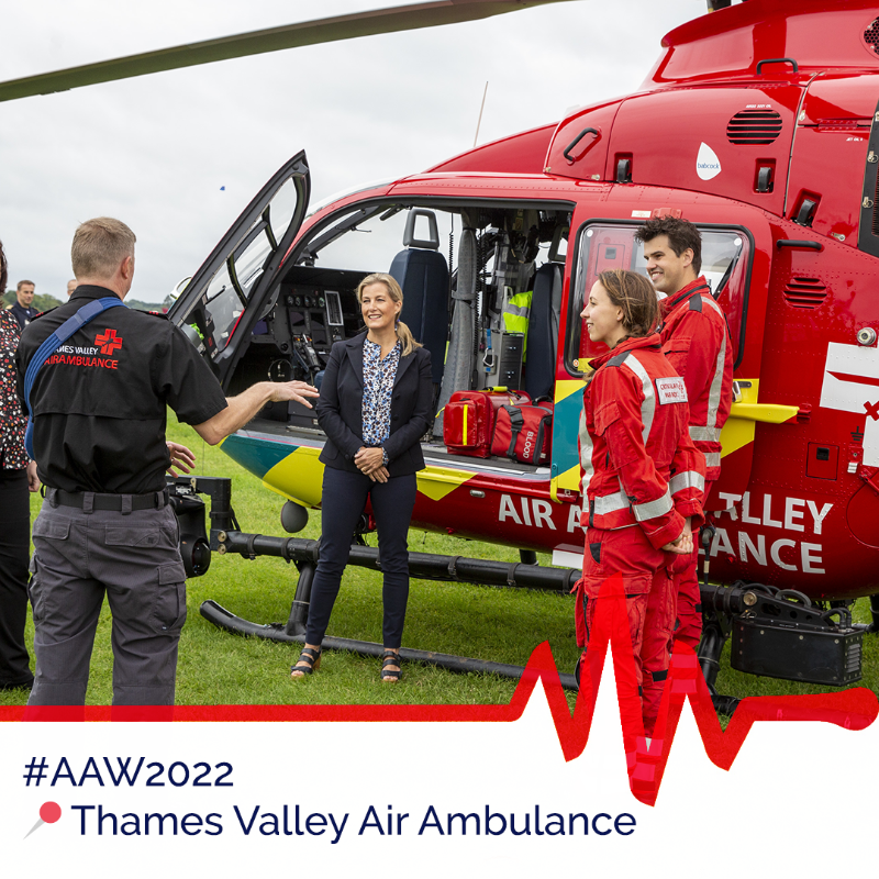 RoyalFamily's tweet photo. 🚁 To mark the start of #AAW2022, meet the @AirAmbulancesUK that are supported by members of The Royal Family.

Together, these organisations are dispatched on thousands of lifesaving missions every year.

@cornwallairamb | @LDNairamb | @Magpas_Charity | @TVAirAmb | @wiltsairambu