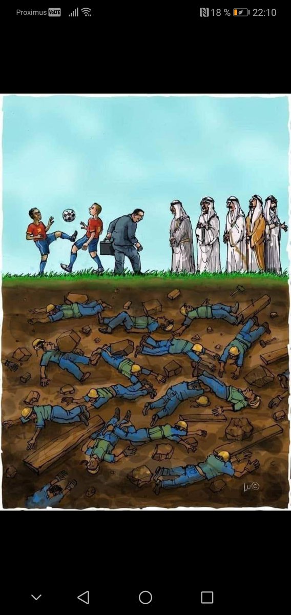 AILLEURS2507's tweet photo. #quatar2022 #worlcup2022 #fifa #players #Blater #platini #infantino #footbusiness #boycottquatar
the #players and #federations of the world have sold their souls to the devil https://t.co/iKOfhiMbJU