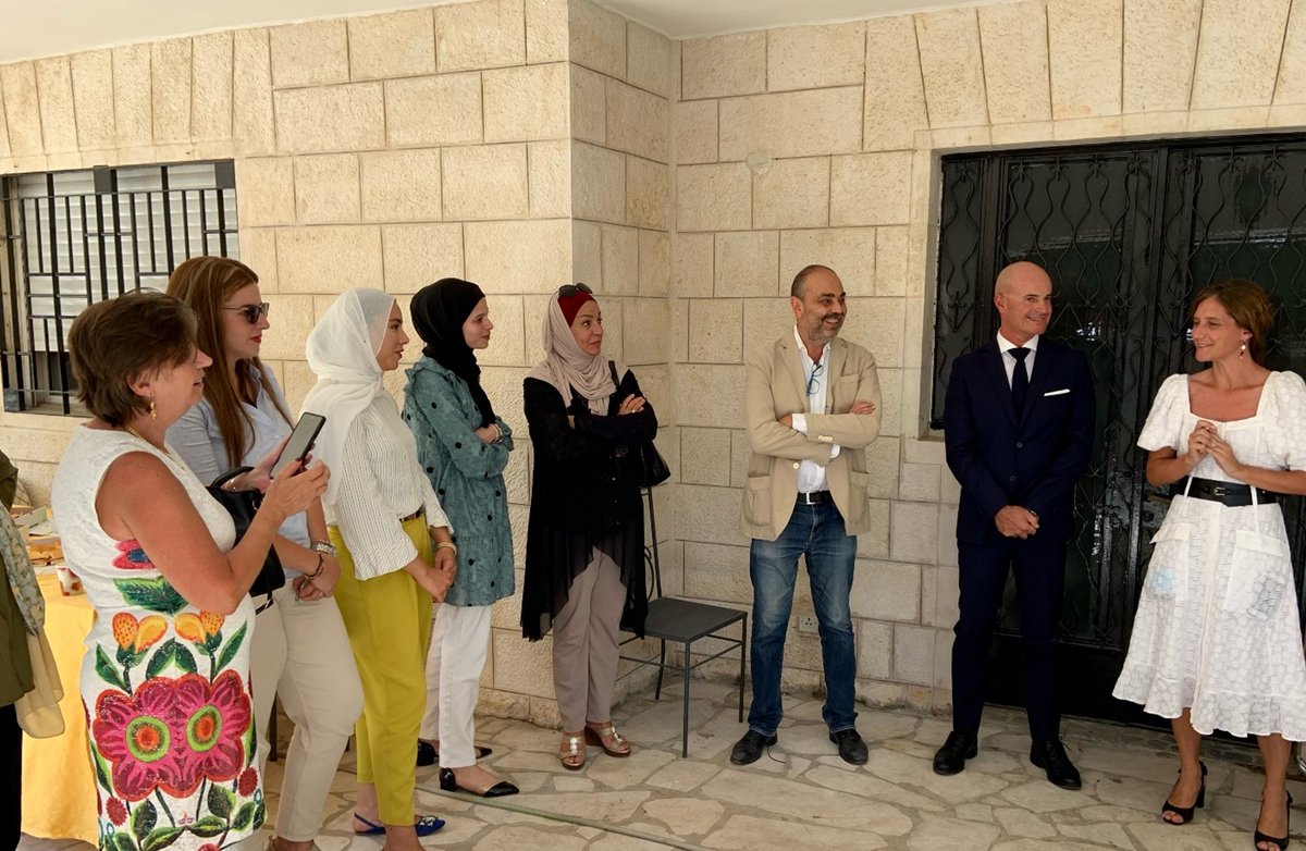 ITAAmman's tweet photo. From the farewell lunch held at the ambassador’s residence garden, for Mr. Filippo Covino, who is departing from Jordan after four splendid years as a Trade Commissioner at the Italian Trade Agency. 

We thank him and wish him success in his future endeavors. https://t.co/AzRBR6eEVj