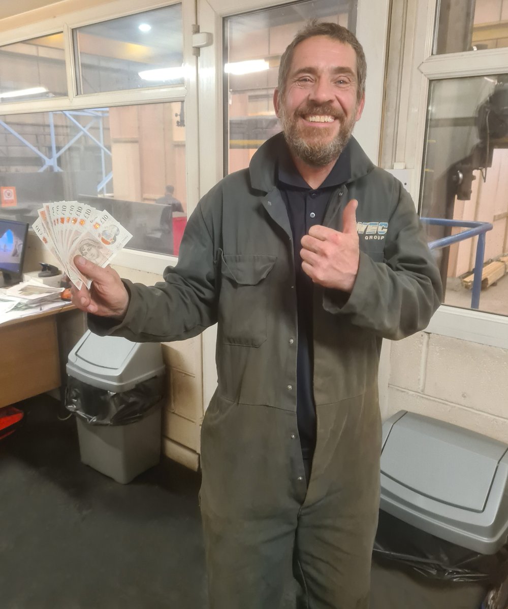 wecgroupltd's tweet image. Congratulations to Vincent who has won the Welding Excellence Award for August and received £100! Keep up the fantastic work Vincent, well done!

Want to join WEC Group as a Welder?
Apply via our online application form⬇
wec-group.com/apply-online.h…

#WeldingExcellence #WorkWithWEC