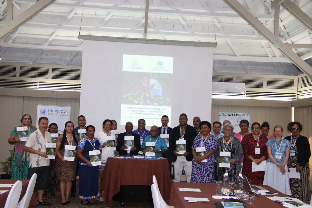 PIDF01's tweet photo. Launch of Food Security and Nutrition Needs and Priorities for Pacific Island Countries Report.

#southsouthcooperation #SDGs2030 #pacificroundtable https://t.co/Qqt3rURbsj
