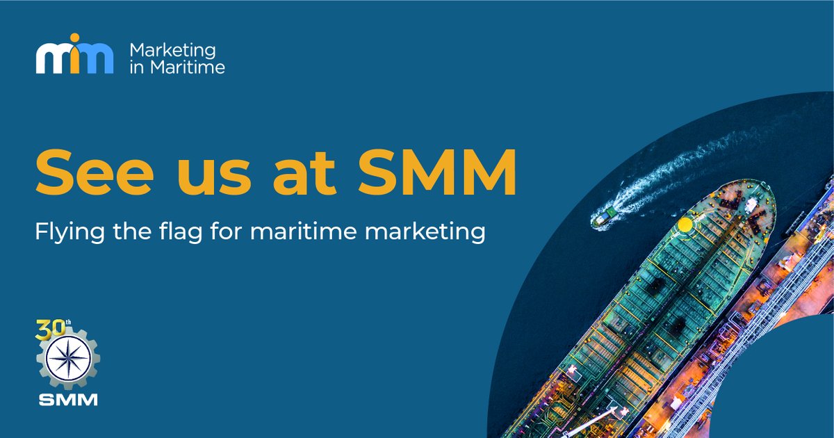 MiMCrowd's tweet photo. The Marketing in Maritime team are looking forward to being at the SMM exhibition in Hamburg this week meeting fellow maritime marketers and shaping the future of MiM for 2023 and beyond! #SMM #SMM2022 #hamburg #SMMfair #maritimeevent #MiMCrowd #maritimemarketing https://t.co/09kJU43iG9