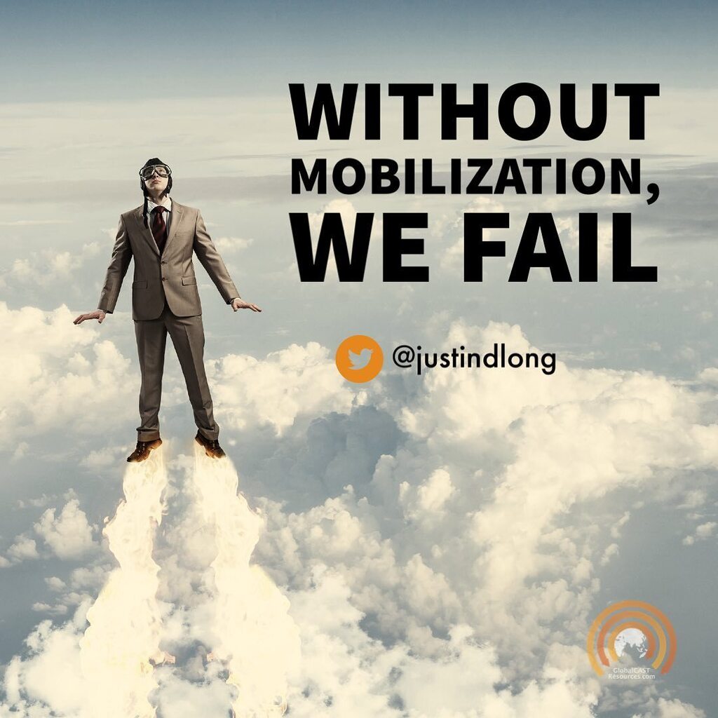 globalcast's tweet photo. Without mobilization, we fail. @justindlong #missionmobilization #missionsmobilization #missionmobilisation #missionsmobilisation #globalcast #globalcastresources #frontiermobilization #frontiermissions #mobilizer #missionsadvocacy https://t.co/UxAkspprnL https://t.co/qkrGVc1rMH