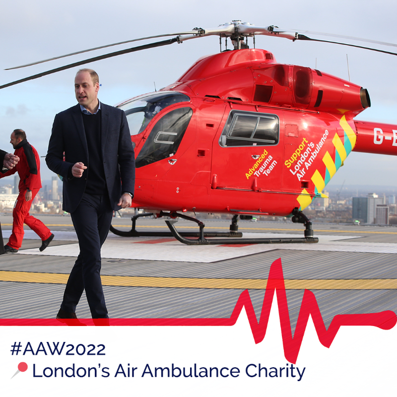 RoyalFamily's tweet photo. 🚁 To mark the start of #AAW2022, meet the @AirAmbulancesUK that are supported by members of The Royal Family.

Together, these organisations are dispatched on thousands of lifesaving missions every year.

@cornwallairamb | @LDNairamb | @Magpas_Charity | @TVAirAmb | @wiltsairambu