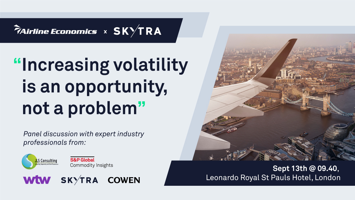 #Skytra will be hosting a panel discussion at Airline Economics Growth Frontiers event on the aviation industry's route to full market recover - 13th Sept at 9.40am with experts from <a href="/SPGlobal/">S&P Global</a>, <a href="/WTWcorporate/">WTW</a>, Cowen, and JLS Consulting.

#Skytra #Airbus #spglobal #wtw #cowen
