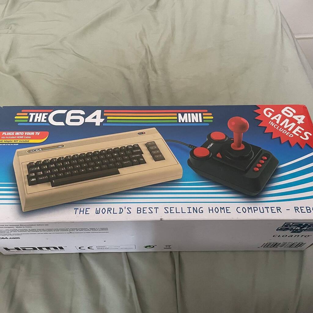 BigGeordieGeek's tweet photo. Managed to snag a very cheap C64 Mini from eBay that arrived over the weekend!
Now to introduce my Nibblings to California Games!
So when is the Amstrad CPC Mini coming???
#C64 #Commodore64 #C64Mini #RetroGames #VideoGames #VideoGameGeek #BGG https://t.co/Ju8jkRmpVZ https://t.co/2B5HslUPQz