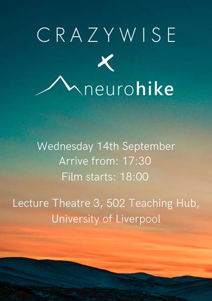 DClinPsyLiv's tweet photo. Our trainee @GarethLuce is hosting a film night! 📽️

The film explores what can be learned from people around the world who have turned their psychological crisis into a positive transformative experience.
 
For tickets (pay what you feel): https://t.co/0oZoVco1Am https://t.co/THN0Gc67Ct