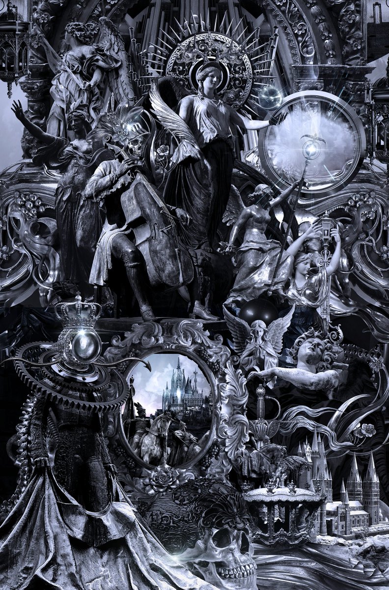 AXANA017's tweet photo. Good Morning☕️
Have a wonderful day.✨

"REQUIEM"
AXANA Collage Story.
@opensea https://t.co/JzMb2nEq34