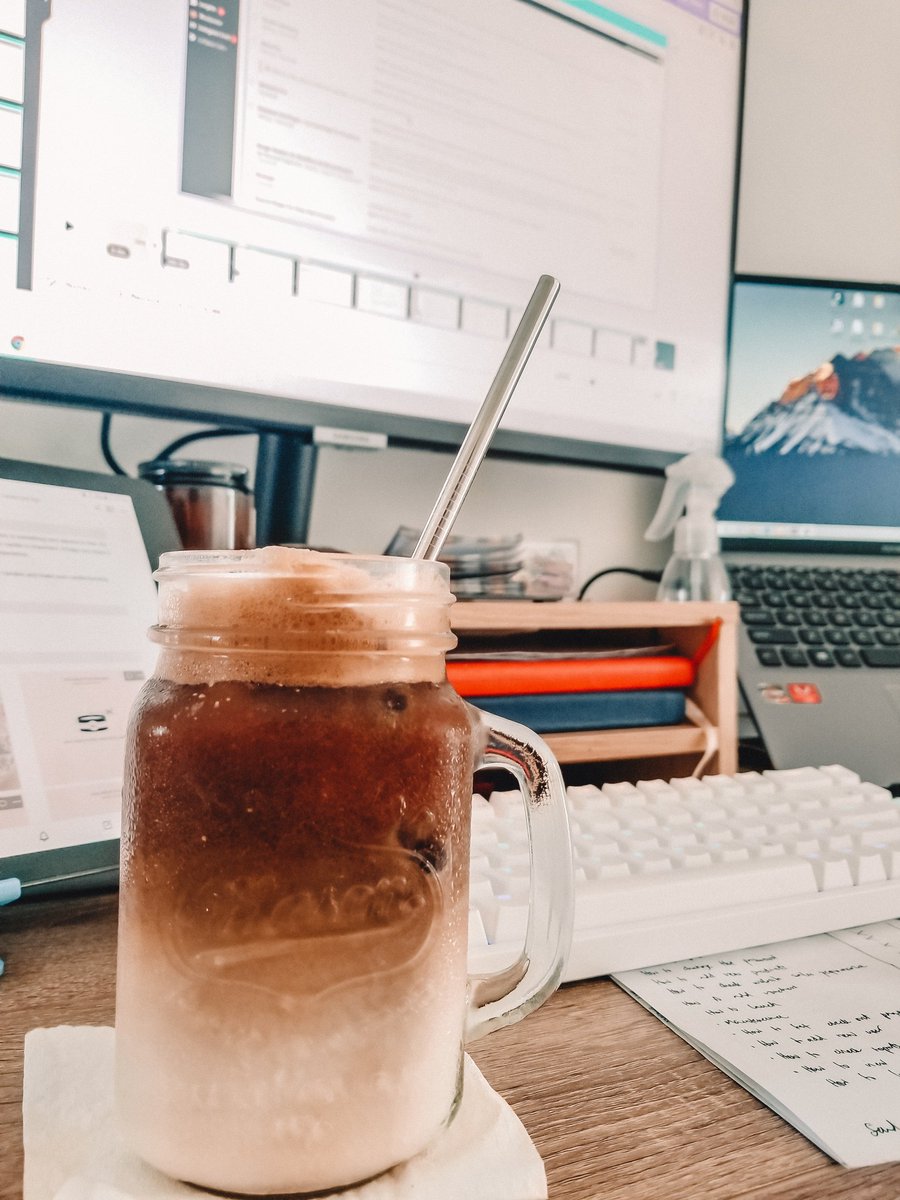 joyeuxcreatives's tweet photo. Starting the week right with some iced coffee ☕

#freelancer #webdesign #brandingdesign #branding #canva #wordpresswebsite #wordpressdeveloper #logodesign https://t.co/6Ap8yRUZRG