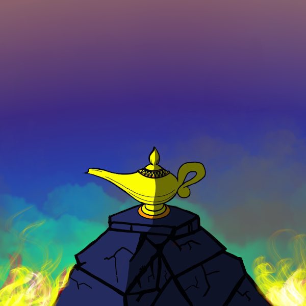 ☀️GM! We found the lamp☀️ A Super clean gold pull from <a href="/DynosEth/">Dyno</a> ! 

🏺Each lamp is unique and holds immeasurable magic and power…

🌟Get yours and join us: opensea.io/collection/gob…

🌟Check rarity : app.traitsniper.com/gobladdintowno…