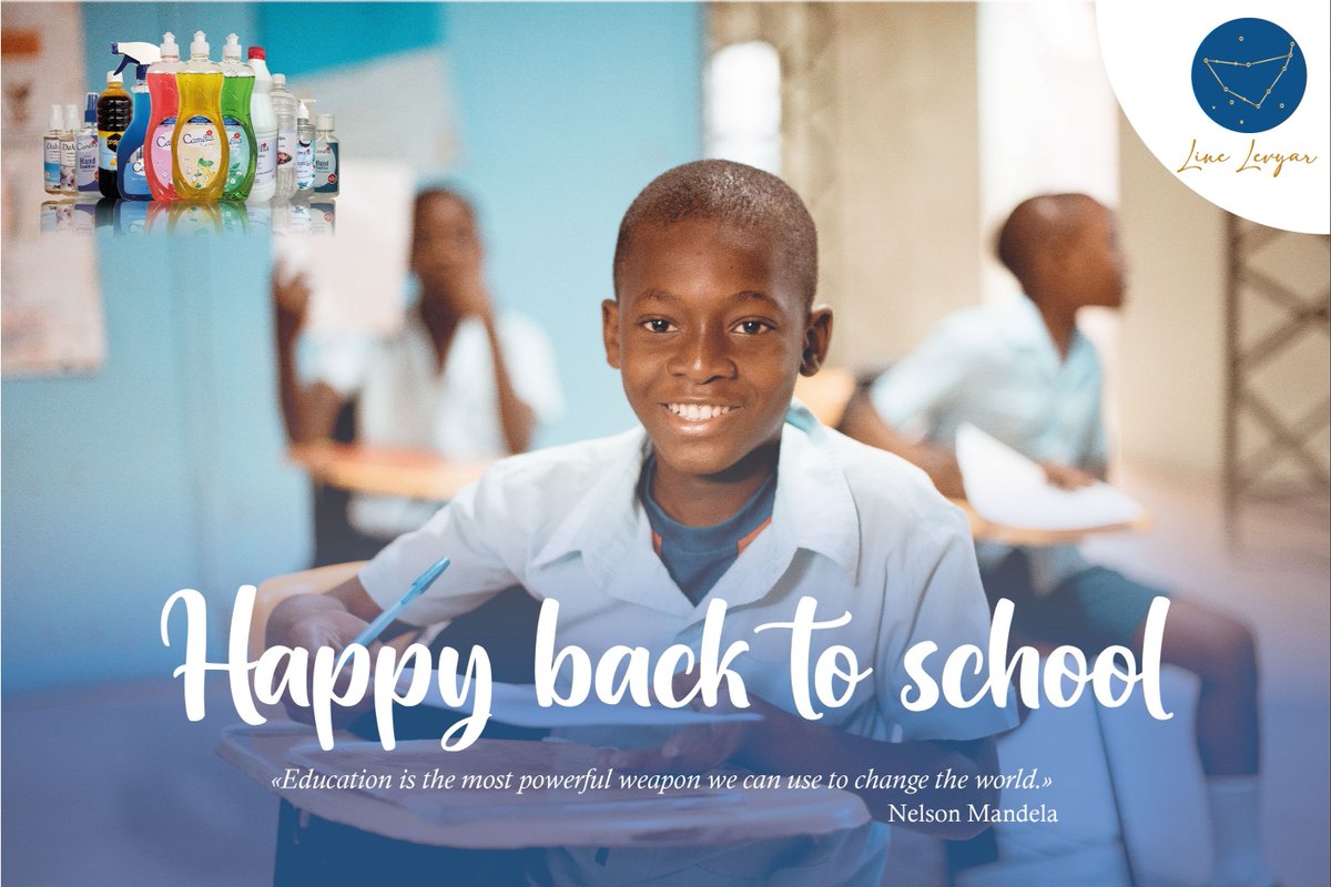 LineLevyar's tweet photo. "Education is the most powerful weapon we can use to change the world." Nelson Mandela
Happy back to school to all students and parents!
#backtoschool #rentreescolaire #cameroun #linelevyar #camélia https://t.co/T9ZnpKwZf0