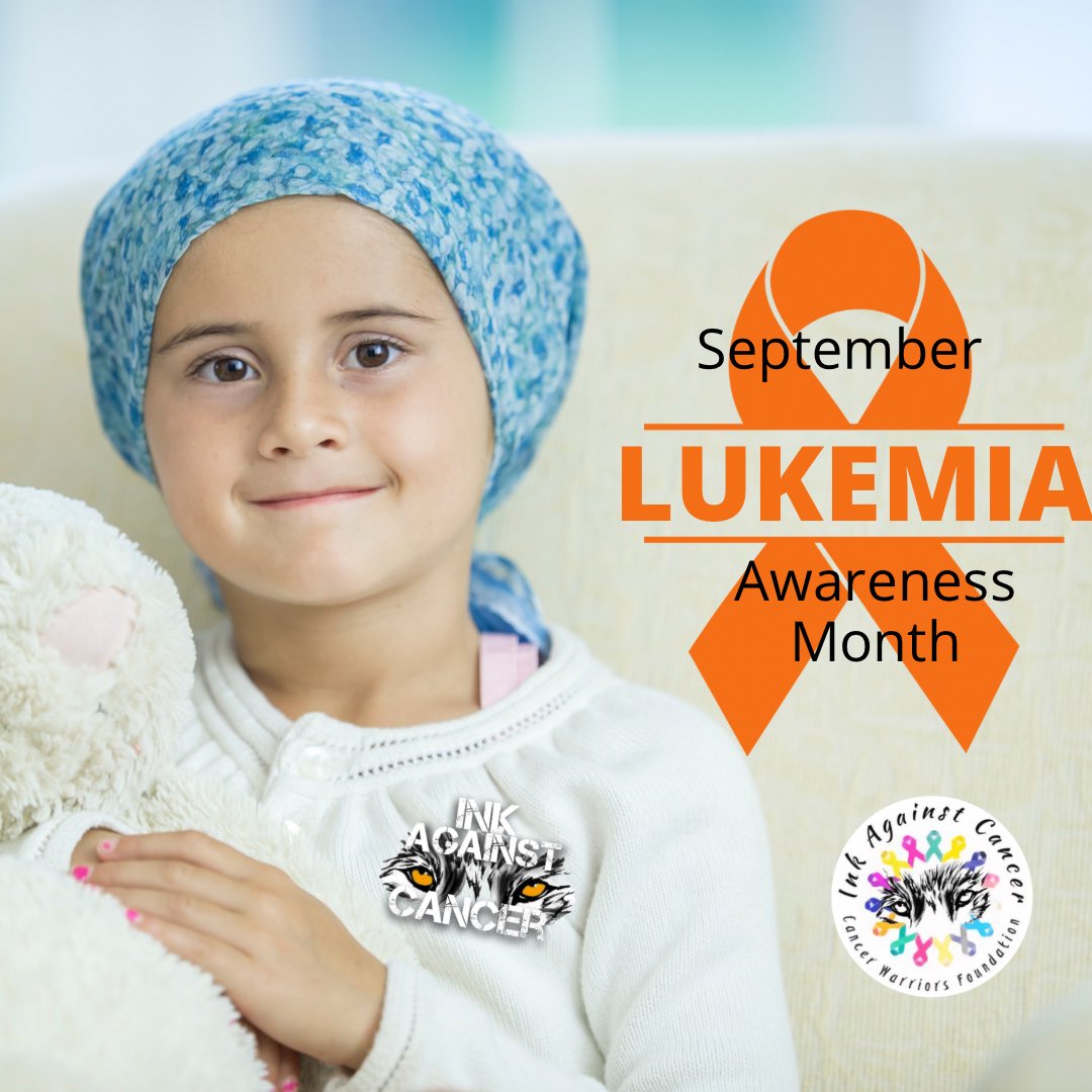IACCWF's tweet photo. September is Lukemia Awareness Month  @inkagainstcancer @iaccancerwarriorsfoundation  #lukemia #lukemiaawareness #lukemiasucks #september #cancer #cancersucks #lukemiasurvivor #inkagainstcancer #iaccancerwarriorsfoundation #canceriscaca https://t.co/wLs95UWhHT