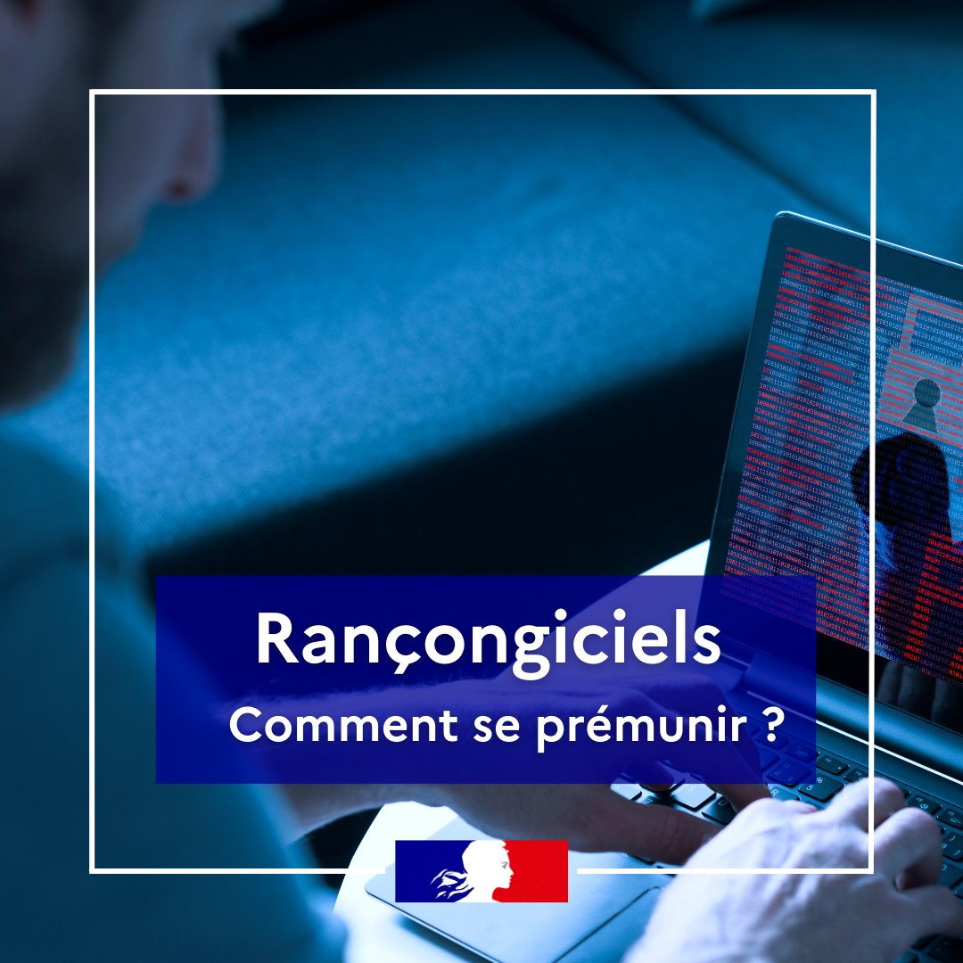 dgccrf's tweet photo. ⚠Vos fichiers peuvent être inaccessibles et débloqués contre une rançon en #cryptomonnaie 
Consultez notre #guide2022 de prévention contre les arnaques pour ne pas laisser des logiciels malveillants prendre le contrôle de vos ordinateurs 
#rançongiciels
👉https://t.co/UrT397DVv7 https://t.co/n645Z1lnfU