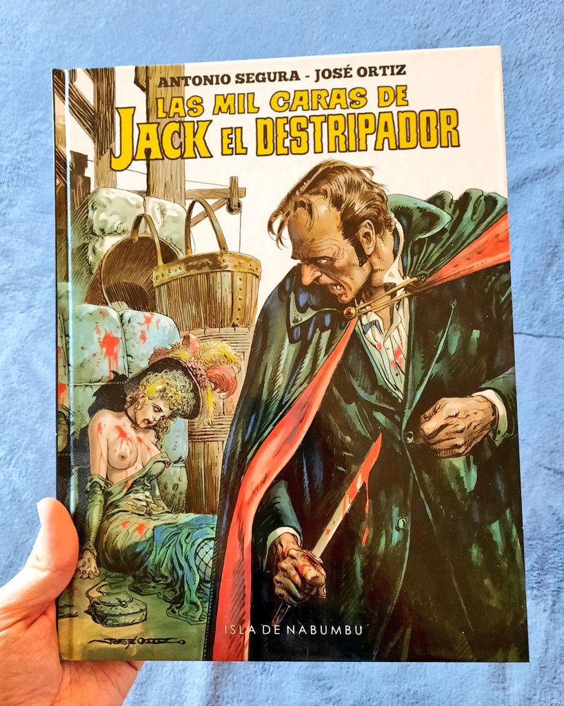 El síndrome "me pongo las pilas y voy a por un cómic solo cuando se agota".

Me ha vuelto a pasar con 'Las mil caras de Jack el Destripador' de Antonio Segura y José Ortiz, oficialmente sin existencias. Suerte que en Madrid lo vi en dos librerías, al final no supuso tanto reto...