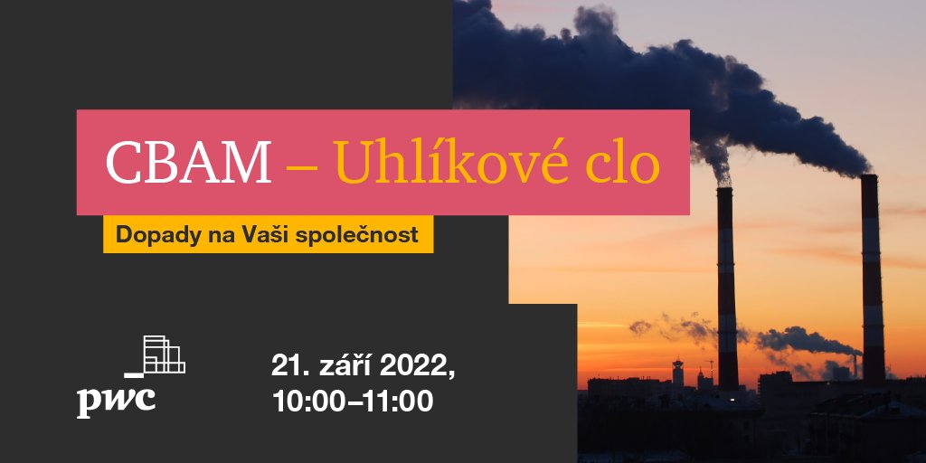 S dovozem zboží a surovin do EU se začnou pojit nové povinnosti související s emisemi z jejich výroby. Vše se dozvíte v našem novém webináři. Provedou vás jím naši specialisté na oblast nepřímých a ekologických daní. Registrujte se už nyní ⤵️
pwc.to/3QcLNwF