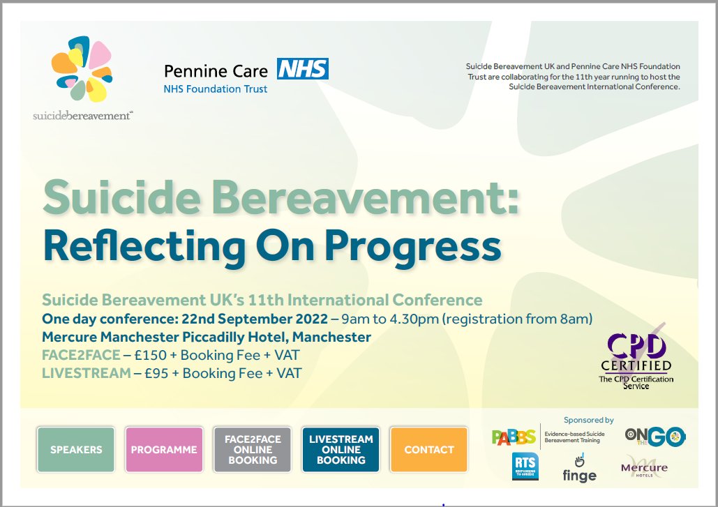 SJMcDonn's tweet photo. @SBUK11 @Angelasamata @LeeFryatt @DrP_Manc @PennineCareNHS My presentation will focus on how an international company responded to my family when my brother died by suicide 30 years ago and then compare and contrast how the majority of employers currently respond.  To register
https://t.co/tOZ2ieEoRA
#SBUKconf2022 #DidYouKnow https://t.co/bJeQYDkvBC