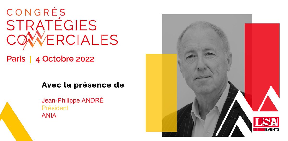 📍 RDV le 4 Octobre 2022 à Paris pour le Congrès LSA Stratégies Commerciales ➡️ lnkd.in/etijacYv

Venez écouter le témoignage de Jean-Philippe André, Président de notre soutien :  l'<a href="/ANIA_FRANCE/">ANIA</a> 

#Negociationscommerciales #Distribution #Distributeurs #Industriels #PGC