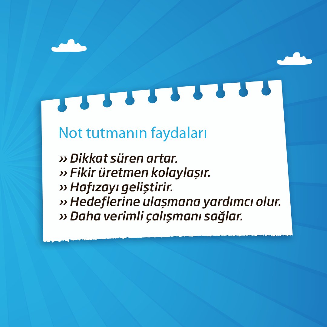 Çalışırken not tutmanın ne fayda sağlayacağını biliyor musun?
5 Yıldız’lı bilgiler serisinde bu hafta not tutmanın faydalarına değindik!

Sen ders çalışırken not tutuyor musun?

#5YıldızEğitimKurumları #EğitimKurumu #DenemeSınavları #NitelikliEğitim #TYT #AYT #YKS #LGS
