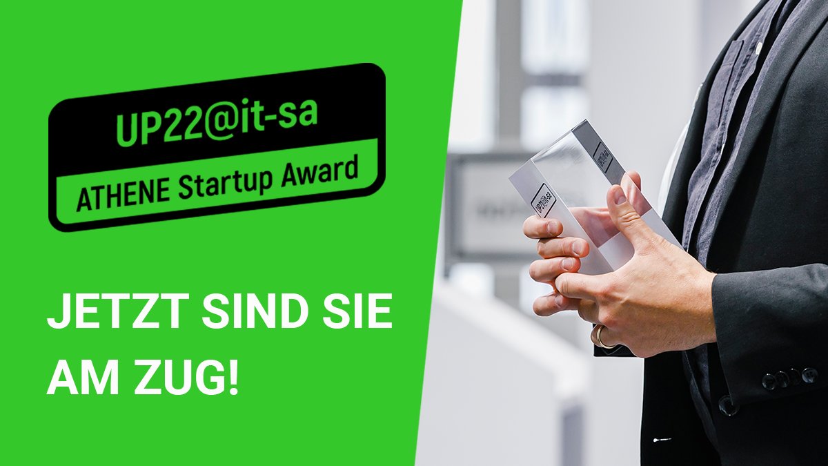 #UPitsaAward – Aufgepasst: Das Video-Prevoting für den wichtigsten Cybersecurity-Startup Award ist ab sofort geöffnet!

✔️ Sehen Sie sich hier die einminütigen Clips der Finalisten an: it-sa.ly/0v2p
✔️ Stimmen Sie danach für Ihren Favoriten ab: it-sa.ly/3f8x