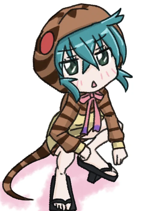 けものフレンズ3 ツチノコヤンキー座りが似合いそう#けものフレンズ3#ツチノコ 
