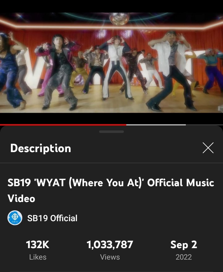 hnnhcrys's tweet photo. Happy 1M WYAT  🙌🏻💙

CONGRATULATIONS @SB19Official and A'TIN!! 

#WYAT #WYAT_SB19 #SB19 
#WhereYouAtAB19 #1MWYAT https://t.co/CmNn6CsHDK