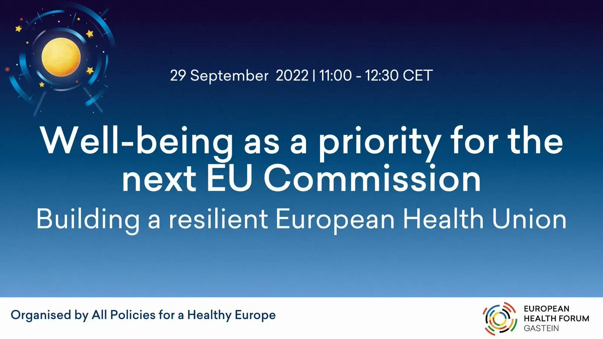 wellbeingEU's tweet photo. Ongoing discussion and collaboration on the role of policy initiatives is crucial to leveraging opportunities to build resilient healthcare systems. This is how we strengthen our communities! 🫂
 
Join us on🗓️ 29/09 at @GasteinForum to share your views: 
https://t.co/J8z7ovBeCO https://t.co/yCZ6Chq1FQ