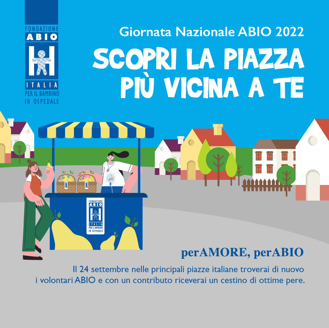 👉Il 𝟮𝟰 𝘀𝗲𝘁𝘁𝗲𝗺𝗯𝗿𝗲 nelle principali piazze italiane potrai conoscere i volontari ABIO e, a fronte di un contributo, riceverai un cestino di ottime pere: simbolo della Giornata!
Presto ti diremo dove potrai trovarci! 😉

#GN #orgoglioABIO #perAmore #perABIO #sPERAconABIO