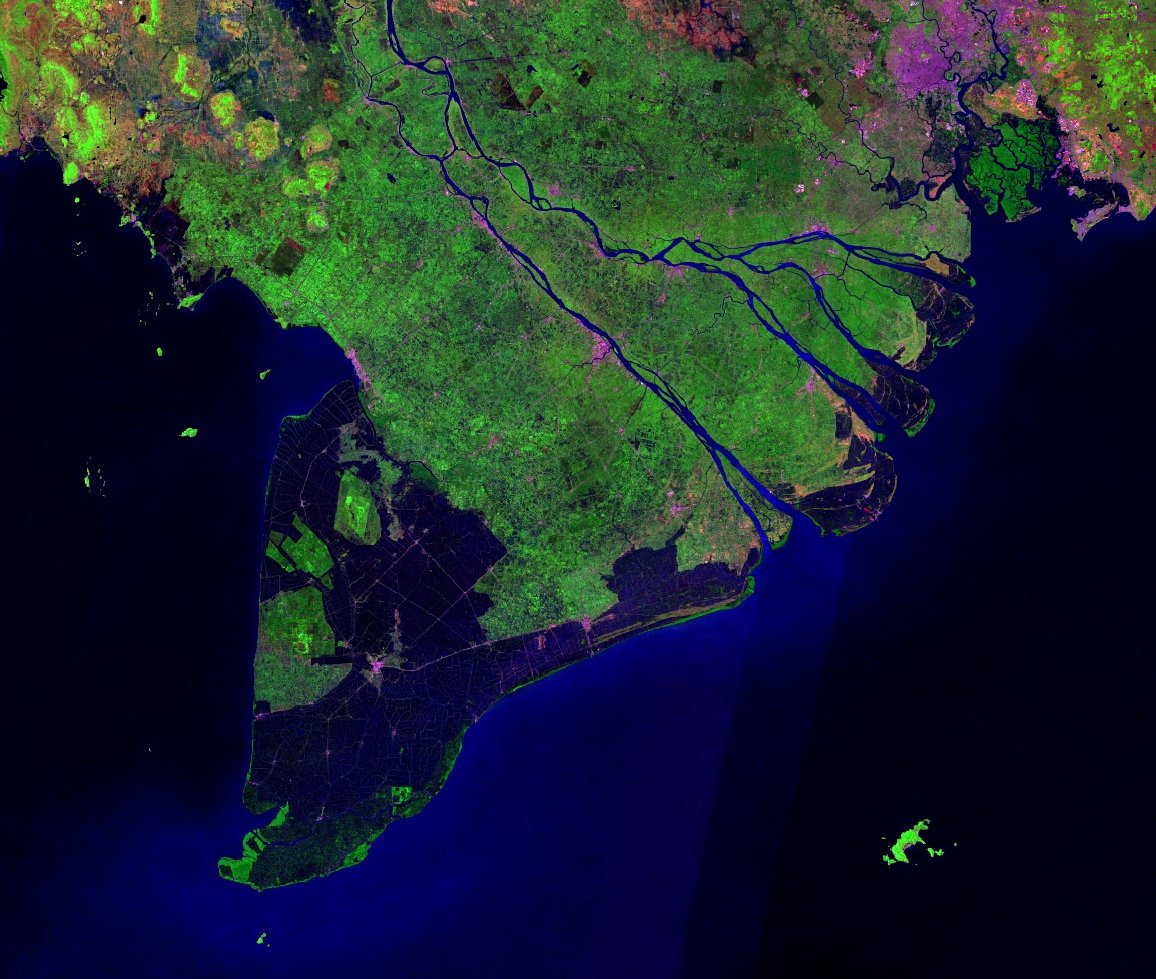 Sea-level rise and Climate Change is already here. It is just not manifesting how its popularly imagined with the ocean taking over. It's manifesting in cropland becoming too inundated and salty to grow, and forcing a switch to Aquaculture. 
See, here, the Mekong Delta.
