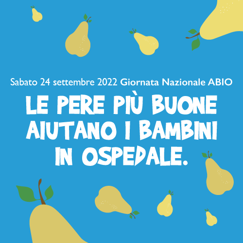Anche quest'anno, in occasione della Diciottesima Giornata Nazionale ABIO, puoi ordinare una o più confezioni di pere 🍐🍐 e aiutarci a continuare a prenderci cura dei bambini in ospedale e delle loro famiglie in tutta Italia! 

#GN #orgoglioABIO #perAmore #perABIO #sPERAconABIO