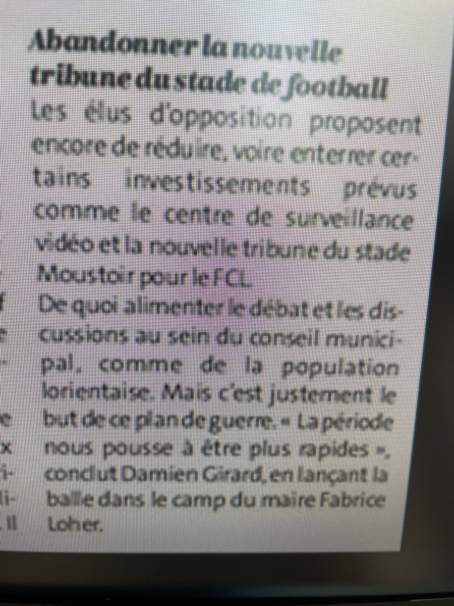 LoicFery's tweet photo. Cher @dagodag très surpris que proposiez d’abandonner la rénovation du #Moustoir Avant les elections, vous disiez (comme tous les candidats) cette rénovation essentielle pour @FCLorient &amp; @LorientAgglo 
Etait ce de la démagogie pour séduire les fans du #FCL ?  @FabriceLoher https://t.co/bNDf3kABWV