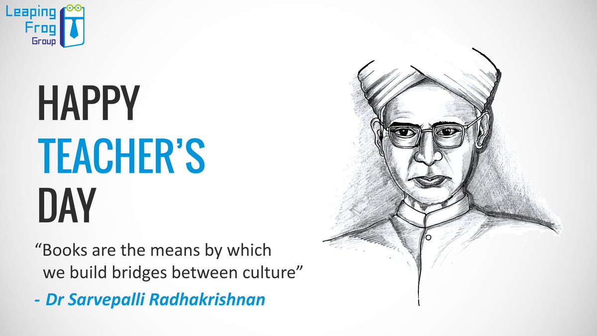 leapingFrogSAP's tweet photo. 𝗛𝗮𝗽𝗽𝘆 𝗧𝗲𝗮𝗰𝗵𝗲𝗿𝘀 𝗗𝗮𝘆 

Teacher's Day is celebrated in India on September 5  in honor of 𝗗𝗿 𝗦𝗮𝗿𝘃𝗲𝗽𝗮𝗹𝗹𝗶 𝗥𝗮𝗱𝗵𝗮𝗸𝗿𝗶𝘀𝗵𝗻𝗮𝗻 -- who was an Indian philosopher, political leader, and the second President of Independent India
#TeachersDay2022 https://t.co/tO90QvI1cB