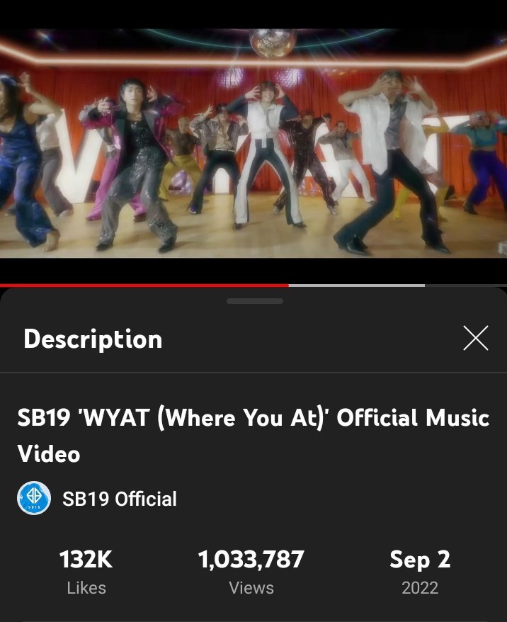hnnhcrys's tweet photo. HAPPY 1M WYAT 🙌🏻💙

CONGRATULATIONS @SB19Official and A'TIN!! 

#WYAT #WYAT_SB19 #SB19 
#WhereYouAtAB19
#SB19WYAT1MViews https://t.co/CaDU4AdJZs