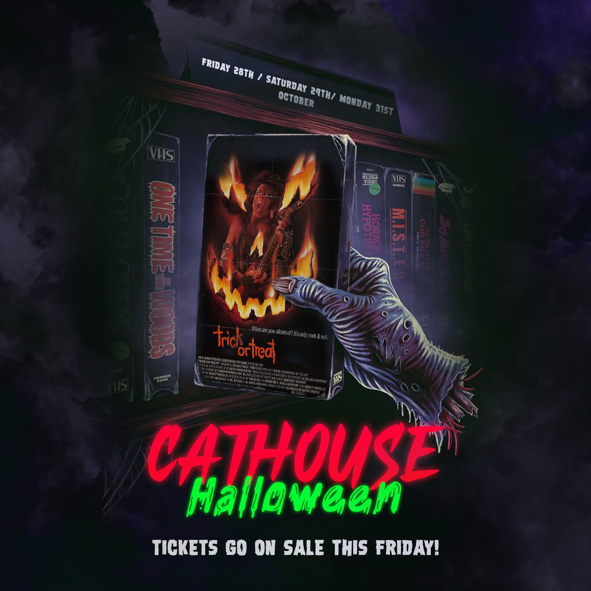 Cathouse Glasgow 💎 on Twitter "Cathouse Halloween 2022 Tickets on sale