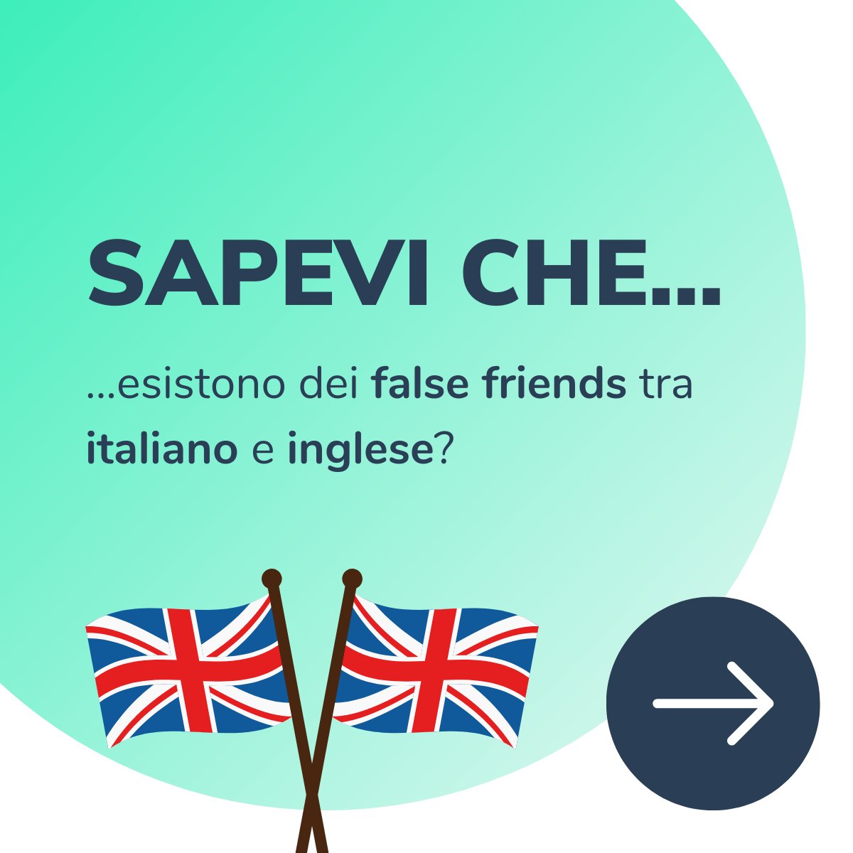 ClassgapIT's tweet photo. Attenzione a questi #falsefriends, tra inglese e italiano ce ne sono moltissimi.

👇 Se ne conosci altri faccelo sapere nei commenti, li aggiungeremo alla lista!

Se vuoi migliorare il tuo #inglese, contatta un insegnante privato su #Classgap: la prima lezione è gratis🤗 https://t.co/7z539eNb9z