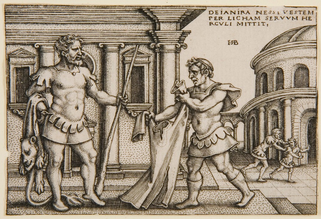 ham_prints's tweet photo. Hans Sebald Beham, Hercules Receives from Deianeira a Garment Steeped in the Blood of Nessus, 16th century #hanssebaldbeham https://t.co/9PpmWqn8qa https://t.co/s2nLVav8Fx