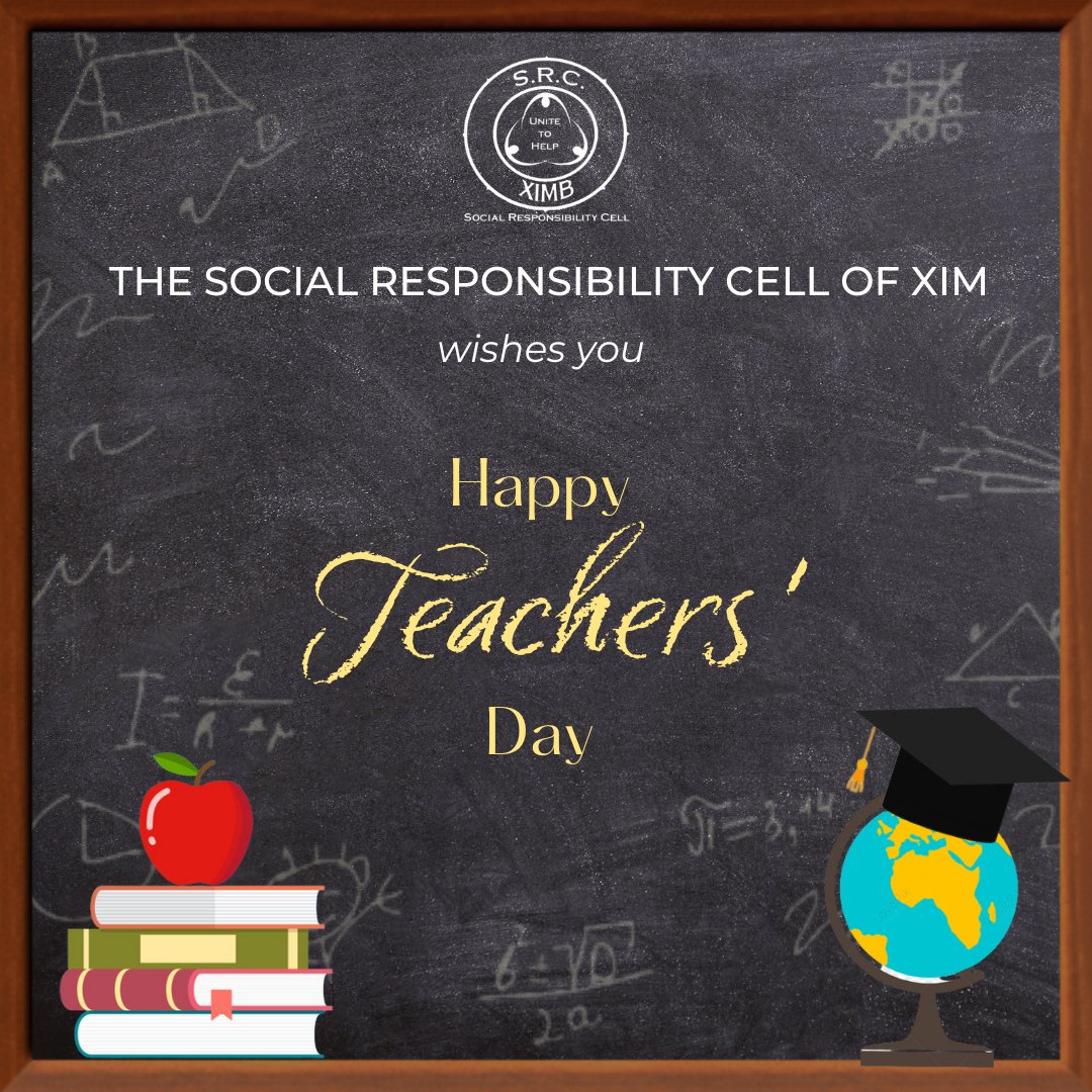 srcximb's tweet photo. ✨Words are not enough to express our gratitude to our teachers!
Teachers are the pillars of our life guiding us in every step.
SRC wishes all the teachers a very Happy Teachers Day!
#srcximb #teachersday https://t.co/h4gBZ6p1W4