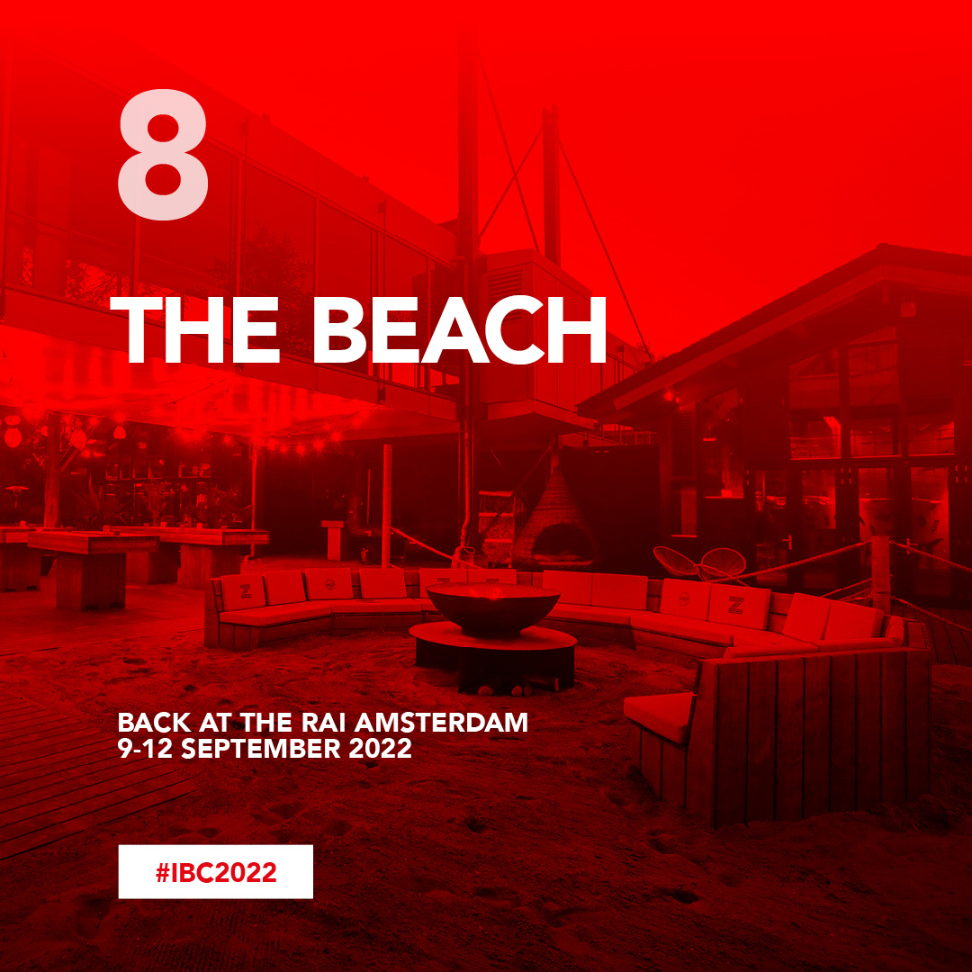 IBCShow's tweet image. The Beach is back and one of the top reasons for attending #IBC2022!

The Beach is the bar and networking space to be relaxed and catch up with old friends and colleagues over some of Amsterdam’s finest drinks and nibbles! bit.ly/3CYXlRw