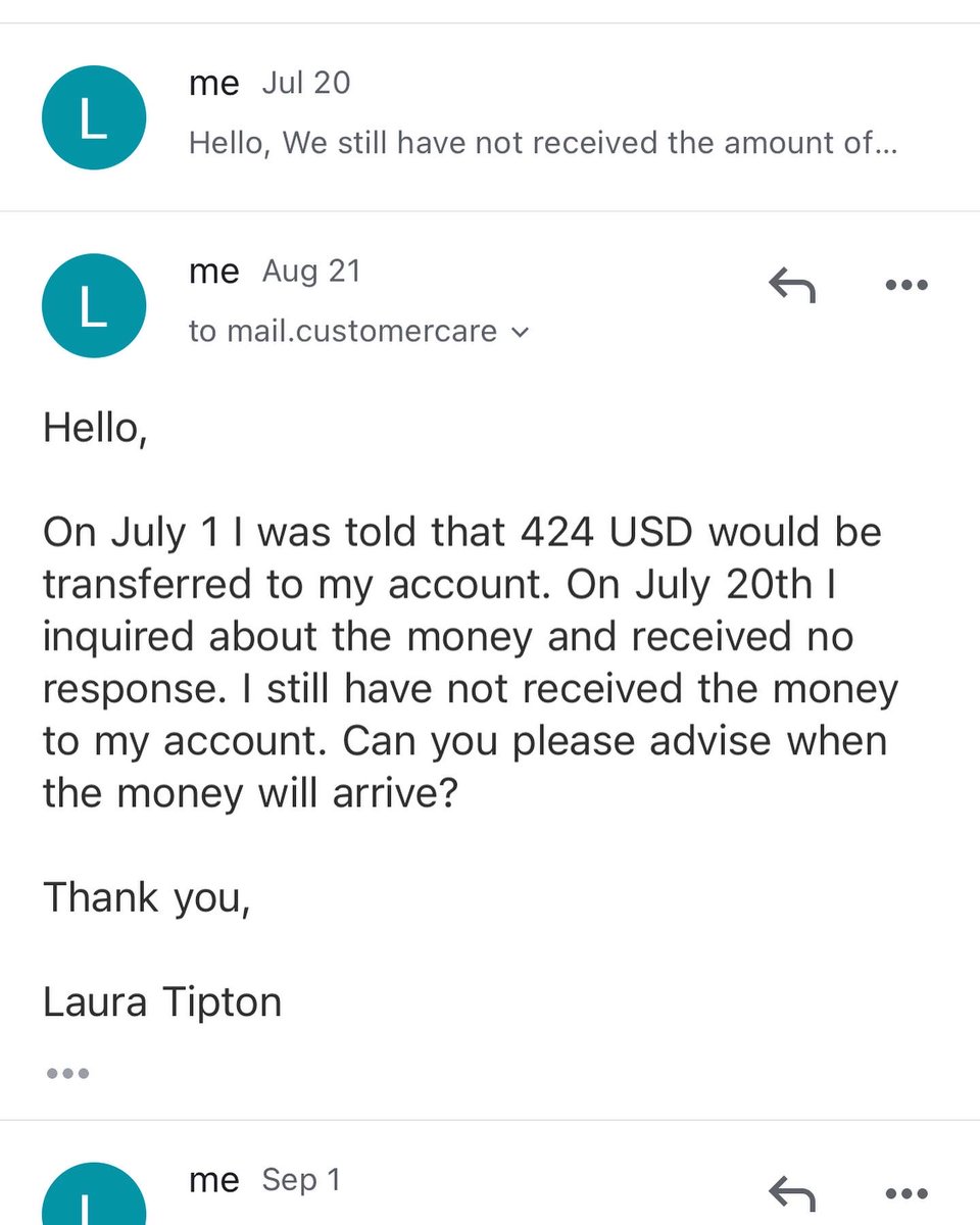 GiveMomCoffee's tweet photo. @airfrance @AirFranceUS @AirFranceKLM 
I’ve been waiting since July 1 for 424 USD. No replies to my email. Rude associate at US office. Claims doesn’t have a phone number? Where is my money?? https://t.co/U0gEqvczVh