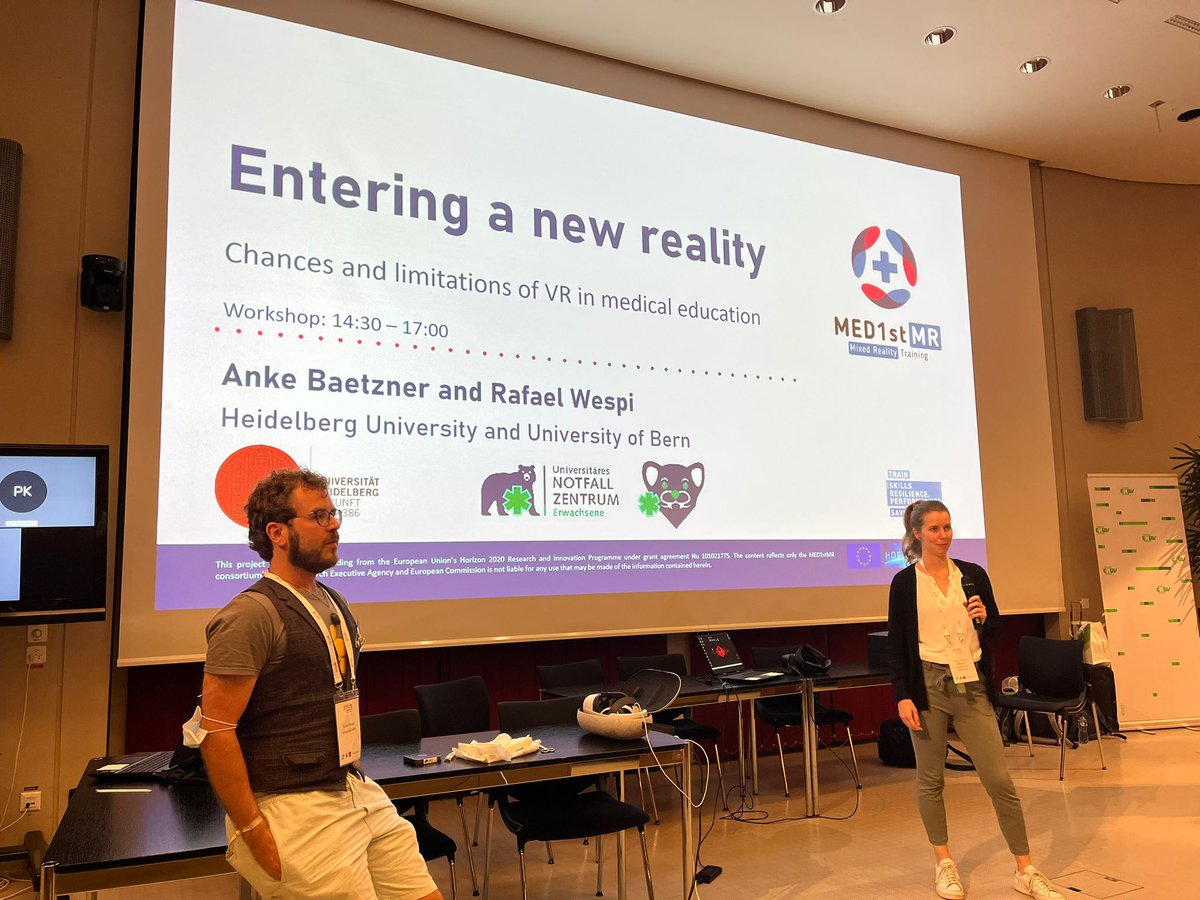 MED1stMR (@med1stmr) on Twitter photo #MED1stMR was presented at the international #SPSIM2022 conference in Lausanne, Switzerland last week. Our project partners from <a href="/inselgruppe/">Insel Gruppe</a> and <a href="/UniHeidelberg/">Uni Heidelberg</a> collaboratively presented the #innovation potential of the project in their #workshop and presentations 👩⚕️💪 #MED1stMR was presented at the international #SPSIM2022 conference in Lausanne, Switzerland last week. Our project partners from <a href="/inselgruppe/">Insel Gruppe</a> and <a href="/UniHeidelberg/">Uni Heidelberg</a> collaboratively presented the #innovation potential of the project in their #workshop and presentations 👩⚕️💪