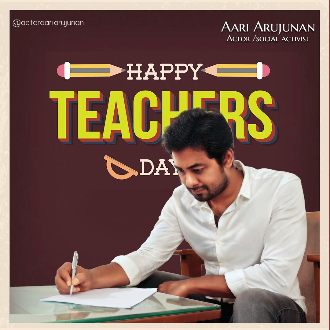 Aariarujunan's tweet photo. அறிவு மற்றும் ஒழுக்கத்தின் விதையை விதைக்கும் அனைத்து ஆசிரியர்களுக்கும் இனிய ஆசிரியர் தின நல்வாழ்த்துக்கள்!! https://t.co/PgFD4WTfKW