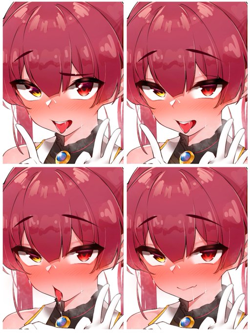 #マリンのお宝 
Faceの差分であり💕💕💕 