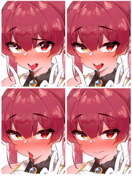 #マリンのお宝 
Faceの差分であり💕💕💕 