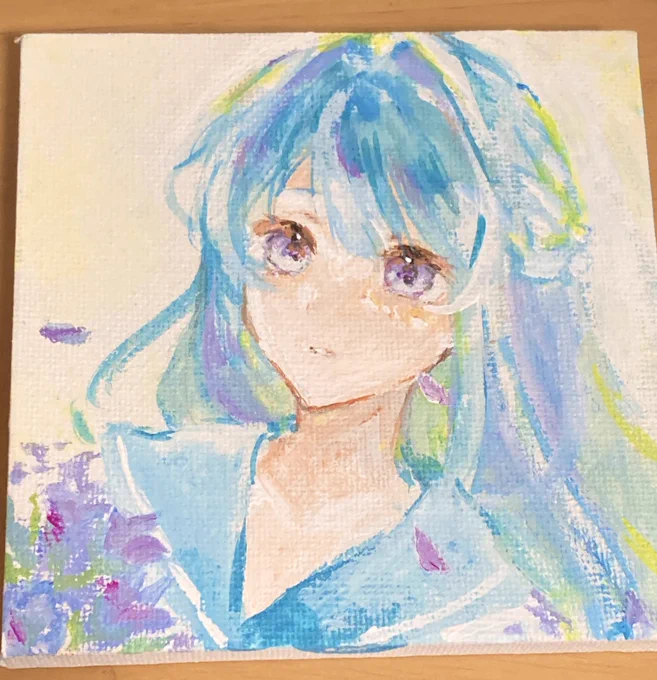 可愛いキャンパス見つけたからかいてみた 