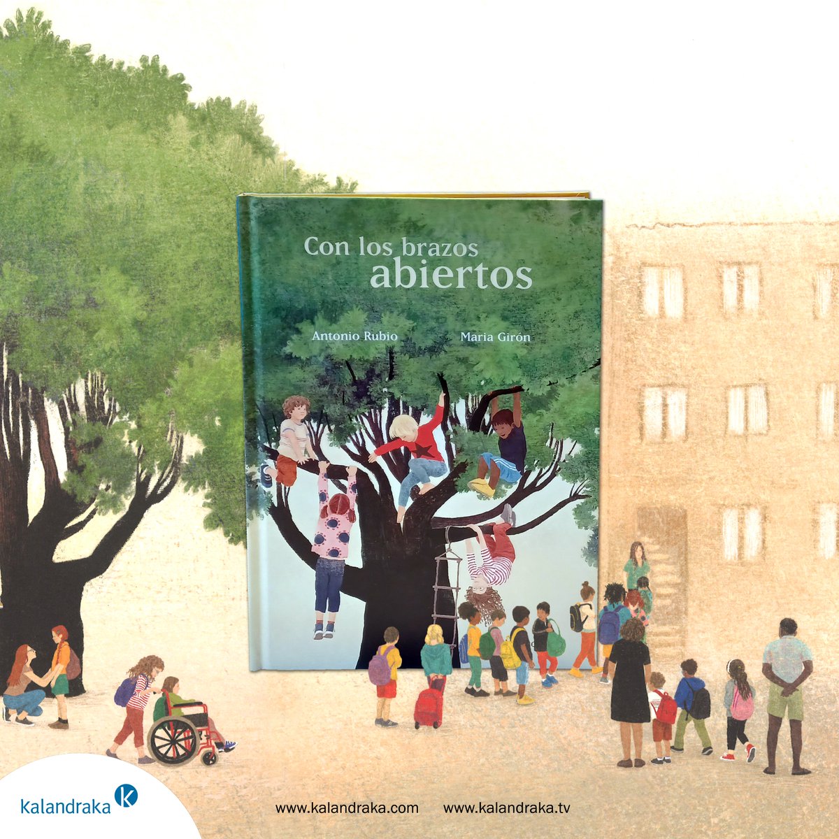 KalandrakaEdit's tweet photo. Llega esta semana a las librerías #ConLosBrazosAbiertos, versos de #AntonioRubio ilustrados por #MariaGiron
Están a punto de abrir sus puertas las #escuelas, espacios abiertos a la #diversidad, la convivencia, el aprendizaje, el compañerismo, la amistad
📗 https://t.co/grbdghawyB https://t.co/yJ4Y8i4g9W