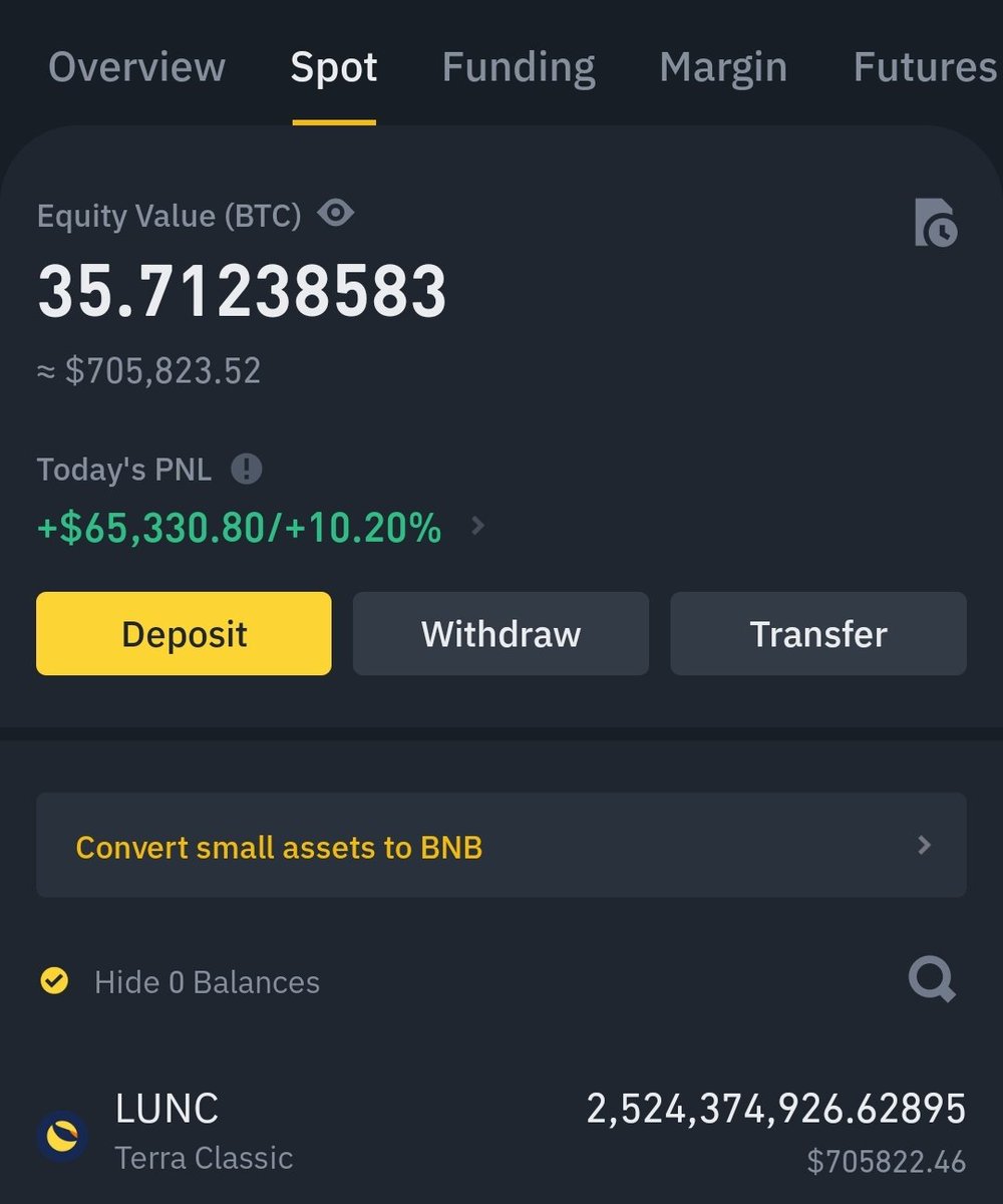 bull_bnb's tweet photo. I am loving it. People asking me to burn my bag I mean are you serious? It's like burning 700k for what? Am gonna get like a million dollar airdrop or what? Just keep sending it 
#LUNACLASSIC 
#LUNC https://t.co/j4tSNAqn4B
