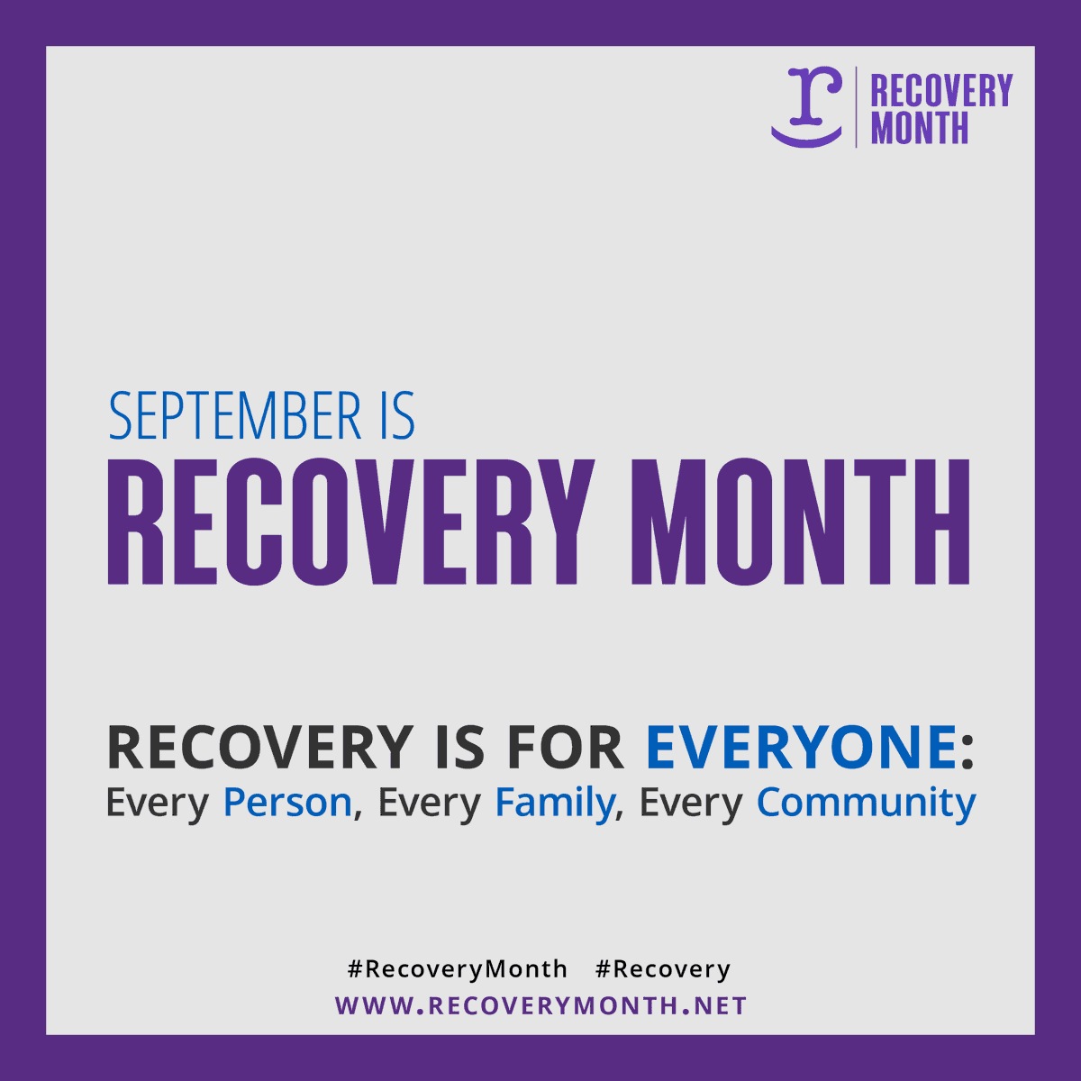 CGLNorthants's tweet photo. Recovery is for everyone because it benefits everyone. In recovery, we build new connections to ourselves, our families, and our communities. 

looking beyond our individual experiences strengthens and supports recovery in all its forms. 
#recoverymonth #cgl #changegrowlive https://t.co/k3WjgtxZX7