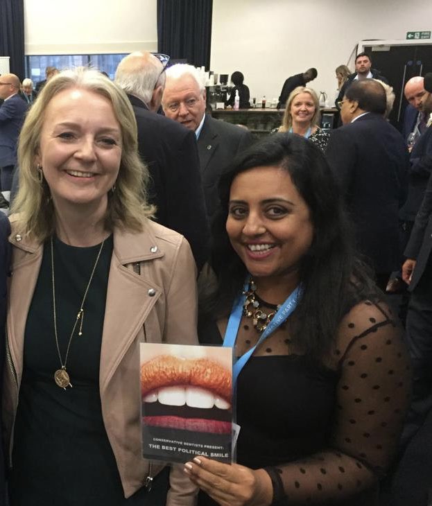 CPDentists's tweet photo. .@trussliz congrats on your election as leader of @Conservatives. You have the #bestpoliticalsmile and we are rooting for your success. https://t.co/g4l33hNi0z