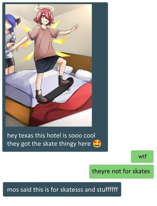 cool they got skates on the room#arknights 