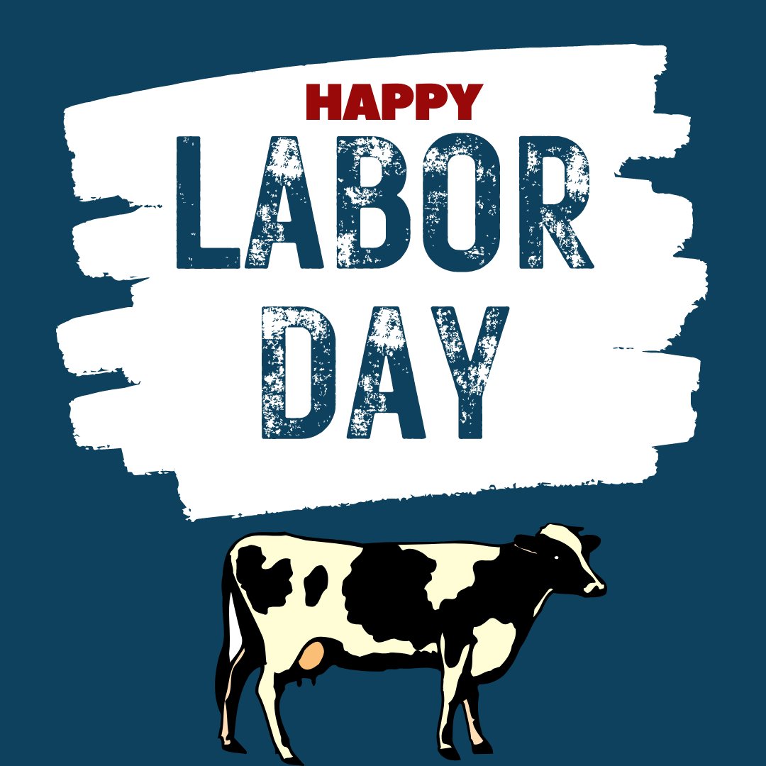 Happy Labor Day! Thank you to our dairy farmers who work hard to provide us with moo-licious products🐮
And as you start the new school year, don’t forget that you still have a few more days to sign up for the Adopt a Cow Program! Visit discoverdairy.com/adopt to register.